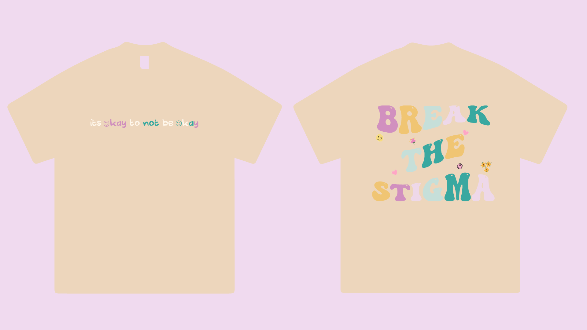 break the stigma oversized tee