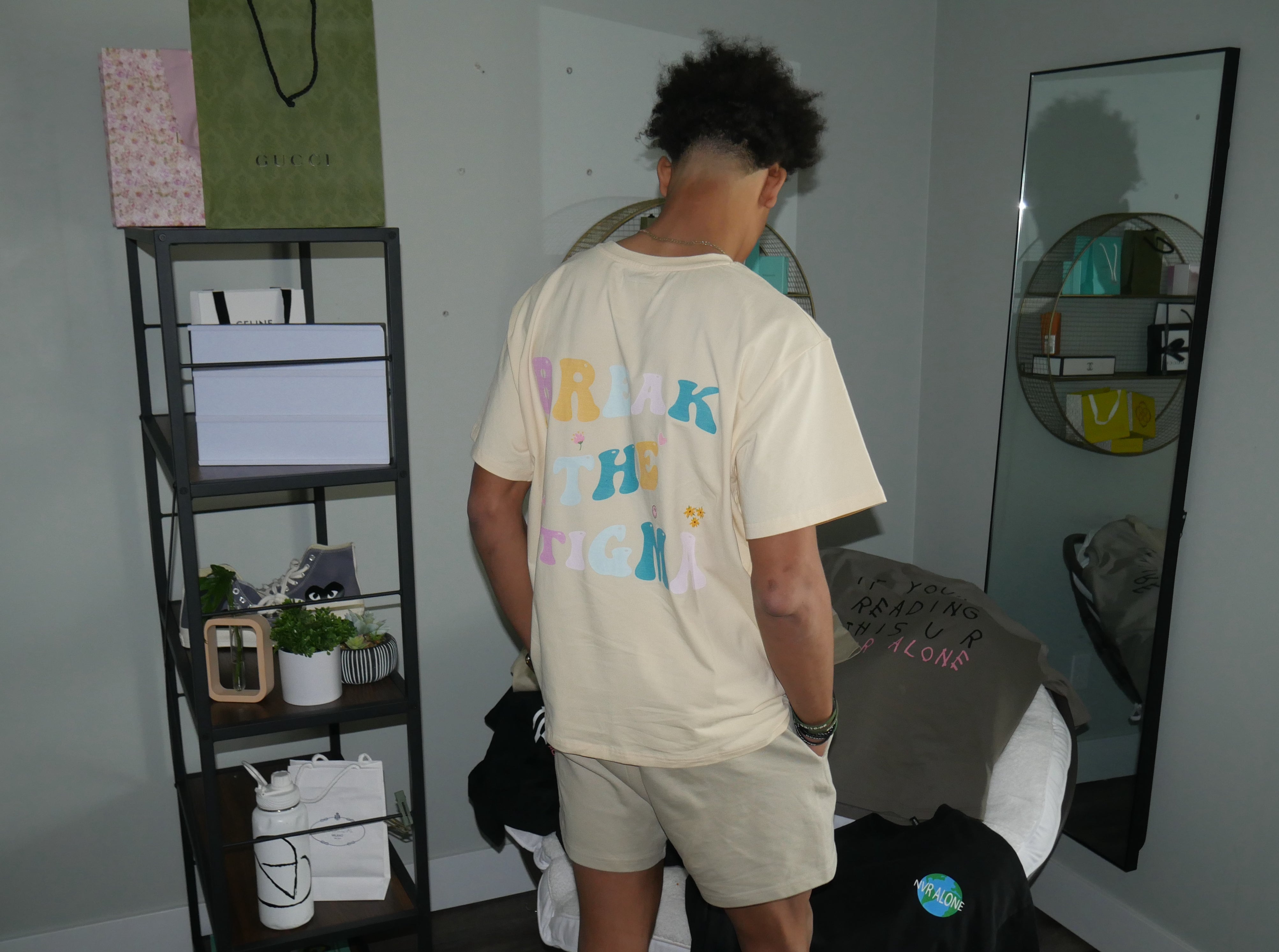 break the stigma oversized tee